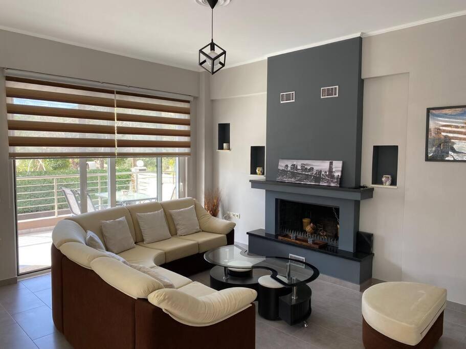 Keskos Luxury Villa อาร์เตมีดา ภายนอก รูปภาพ
