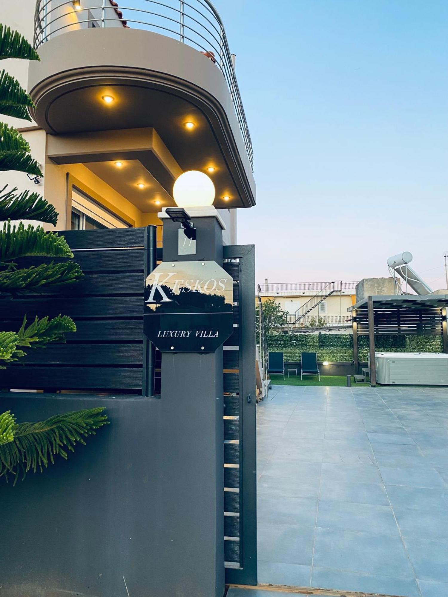 Keskos Luxury Villa อาร์เตมีดา ภายนอก รูปภาพ