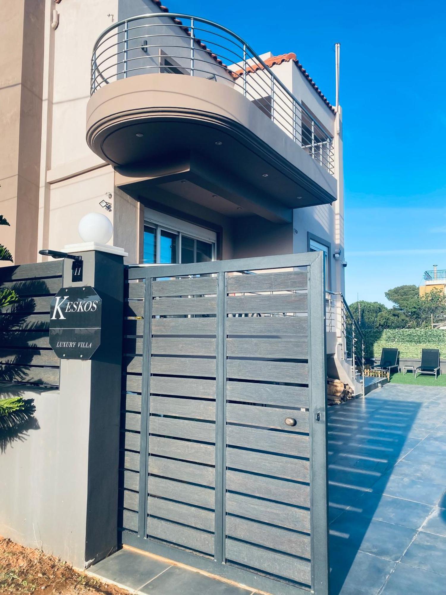Keskos Luxury Villa อาร์เตมีดา ภายนอก รูปภาพ