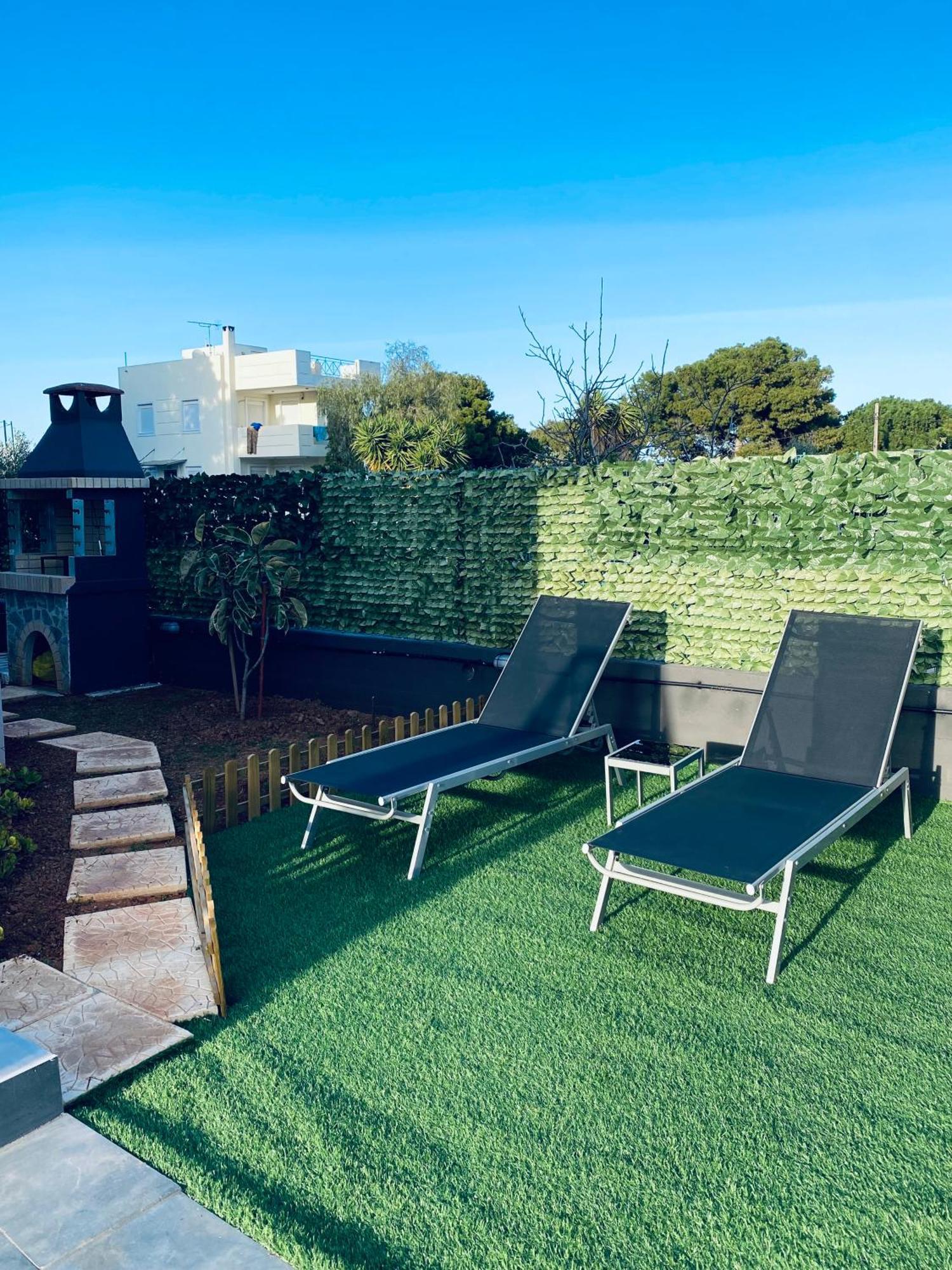 Keskos Luxury Villa อาร์เตมีดา ภายนอก รูปภาพ