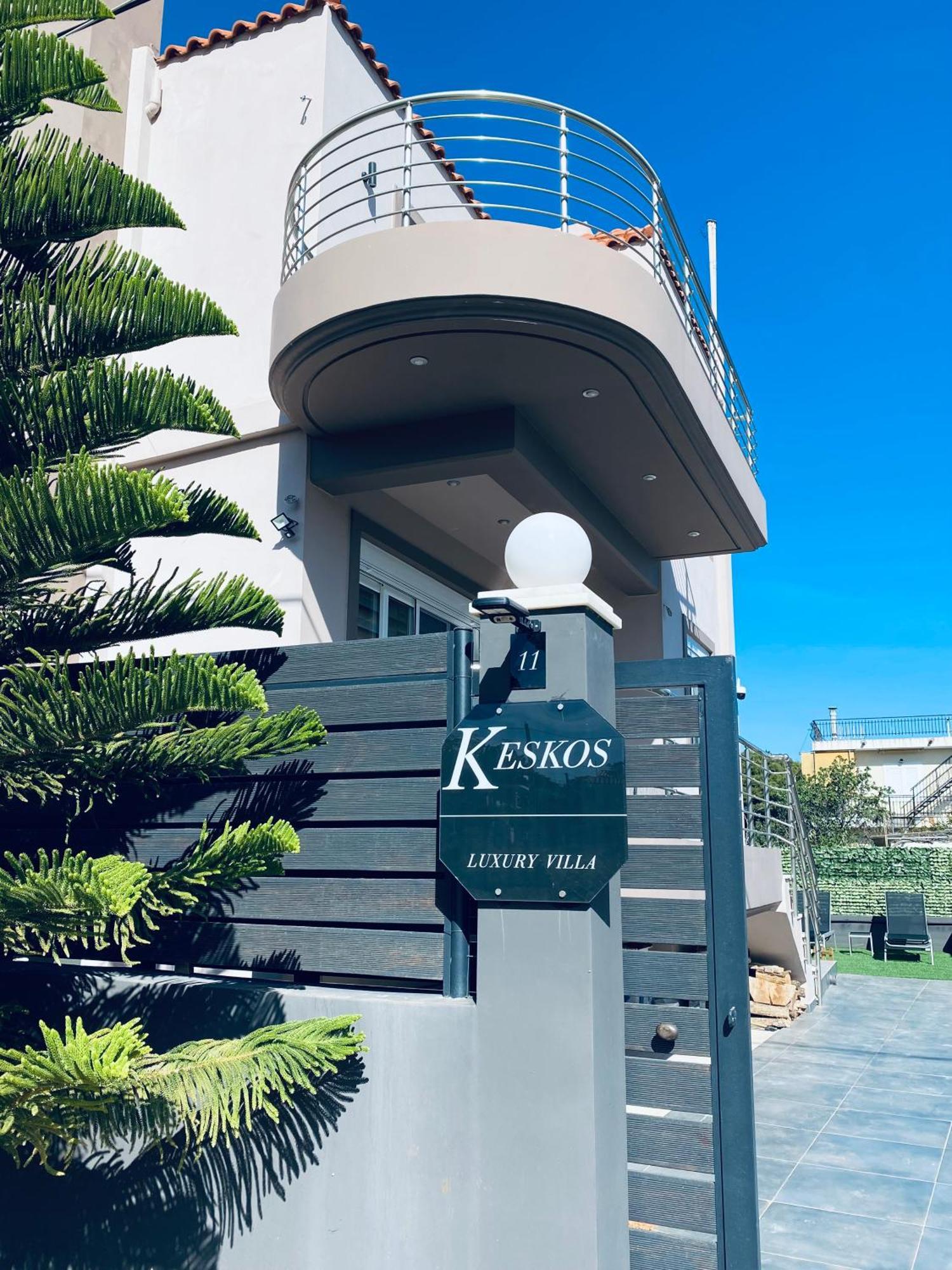 Keskos Luxury Villa อาร์เตมีดา ภายนอก รูปภาพ