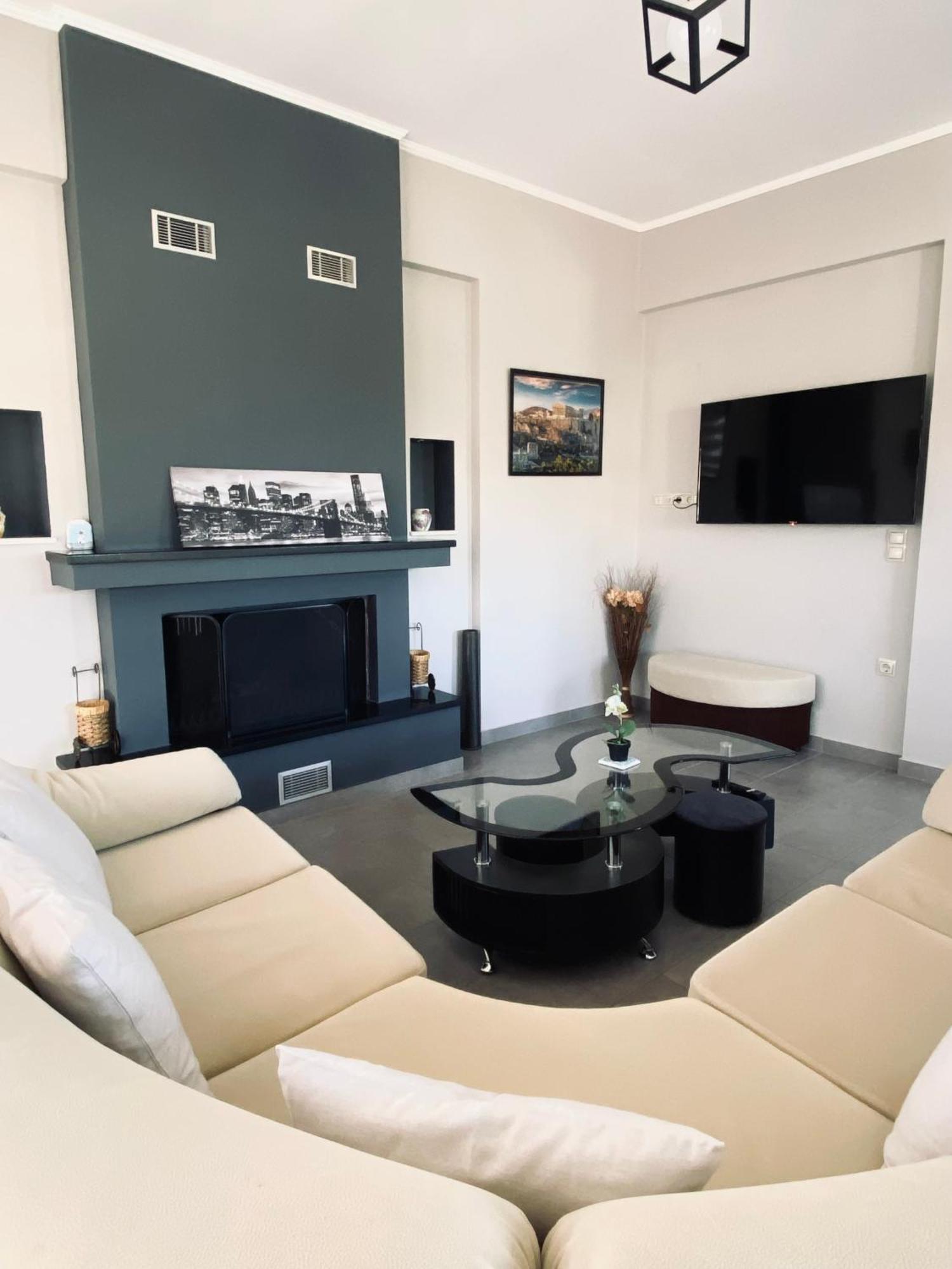 Keskos Luxury Villa อาร์เตมีดา ภายนอก รูปภาพ
